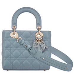 Christian Dior Borsa Lady Dior My Abcdior Azzurro