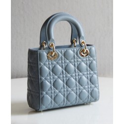 Christian Dior Borsa Lady Dior My Abcdior Azzurro