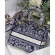 Replica Borsa Christian Dior Medium Lady D-Lite blu scuro Replica Borsa Christian Dior Medium Lady D-Lite blu scuro