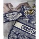 Replica Borsa Christian Dior Medium Lady D-Lite blu scuro Replica Borsa Christian Dior Medium Lady D-Lite blu scuro
