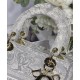 Replica Borsa Christian Dior Medium Lady D-Lite grigia Replica Borsa Christian Dior Medium Lady D-Lite grigia