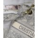 Replica Borsa Christian Dior Medium Lady D-Lite grigia Replica Borsa Christian Dior Medium Lady D-Lite grigia