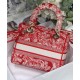 Replica Borsa Christian Dior Medium Lady D-Lite Rossa Replica Borsa Christian Dior Medium Lady D-Lite Rossa