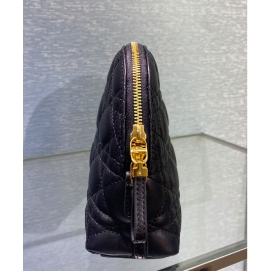 Replica Christian Dior Caro trousse nero Replica Christian Dior Caro trousse nero
