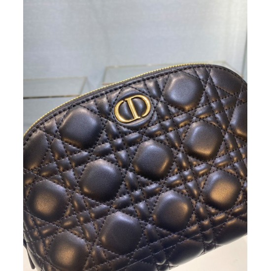 Replica Christian Dior Caro trousse nero Replica Christian Dior Caro trousse nero