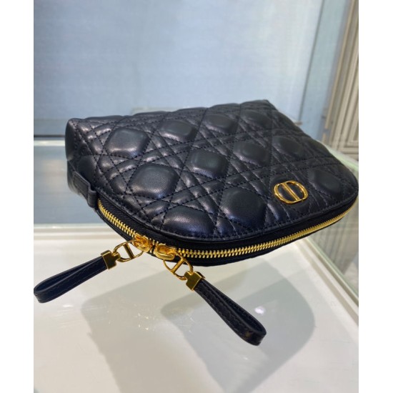 Replica Christian Dior Caro trousse nero Replica Christian Dior Caro trousse nero
