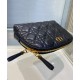 Replica Christian Dior Caro trousse nero Replica Christian Dior Caro trousse nero