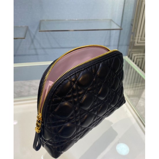 Replica Christian Dior Caro trousse nero Replica Christian Dior Caro trousse nero