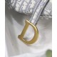 Replica Borsa Christian Dior Saddle Original Oblique in tela ricamata grigia