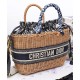 Replica Christian Dior Borsa Basket Vimini Albicocca Replica Christian Dior Borsa Basket Vimini Albicocca