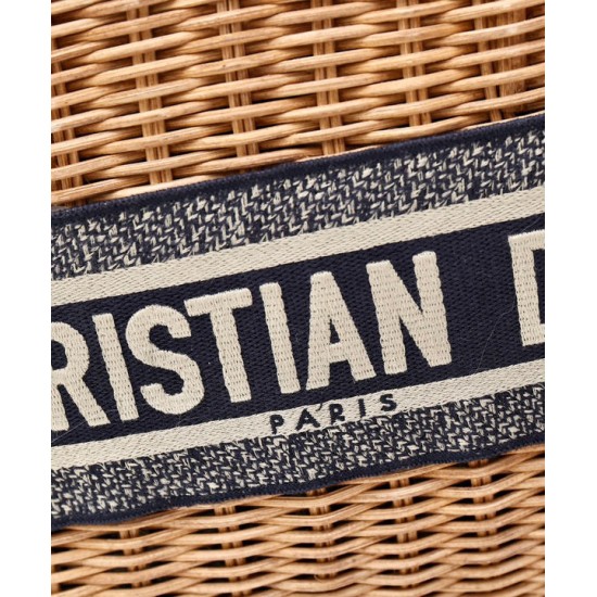 Replica Christian Dior Borsa Basket Vimini Albicocca Replica Christian Dior Borsa Basket Vimini Albicocca