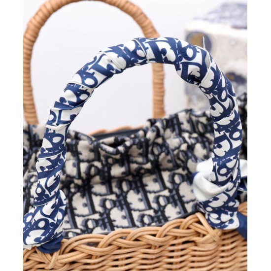 Replica Christian Dior Borsa Basket Vimini Albicocca Replica Christian Dior Borsa Basket Vimini Albicocca