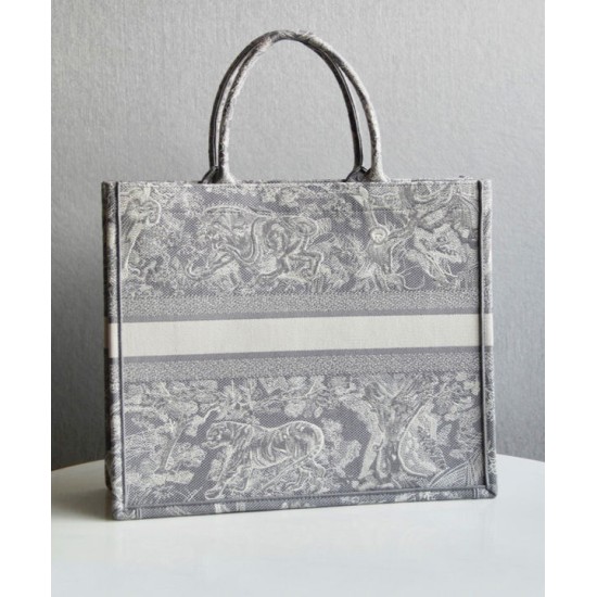Replica Christian Dior Book Tote grigio Replica Christian Dior Book Tote grigio