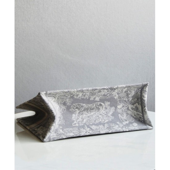 Replica Christian Dior Book Tote grigio Replica Christian Dior Book Tote grigio