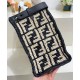 Replica Borsa Peekaboo X-Tote FF in rafia 8BH374 Nero Replica Borsa Peekaboo X-Tote FF in rafia 8BH374 Nero