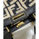 Replica Borsa Peekaboo X-Tote FF in rafia 8BH374 Nero Replica Borsa Peekaboo X-Tote FF in rafia 8BH374 Nero