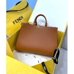 Borsa piccola Peekaboo X-Tote Light Coffee