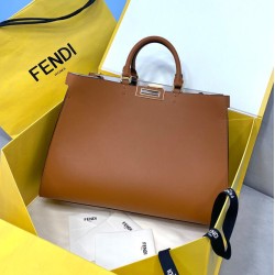 Borsa piccola Peekaboo X-Tote Light Coffee