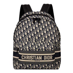Zaino Christian Dior Diortravel blu scuro