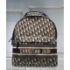 Replica Zaino Christian Dior Diortravel blu scuro Replica Zaino Christian Dior Diortravel blu scuro
