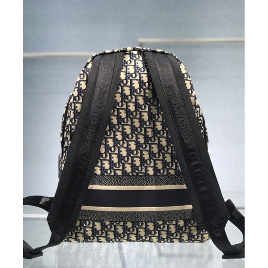 Replica Zaino Christian Dior Diortravel blu scuro Replica Zaino Christian Dior Diortravel blu scuro