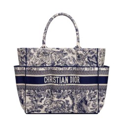 Christian Dior Catherine Tote Blu scuro