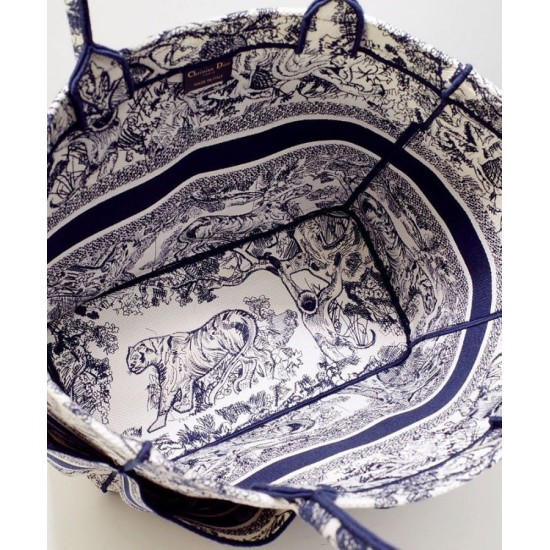 Replica Christian Dior Catherine Tote Blu scuro Replica Christian Dior Catherine Tote Blu scuro