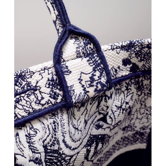 Replica Christian Dior Catherine Tote Blu scuro Replica Christian Dior Catherine Tote Blu scuro