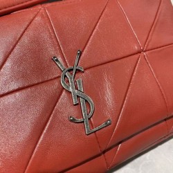 YSL Saint Laurent Jamie Medium Carre Rive Gauche Flap Bag Rossa
