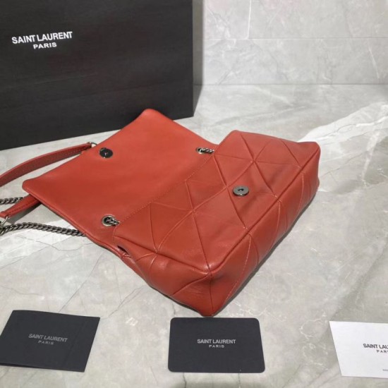 Replica YSL Saint Laurent Jamie Medium Carre Rive Gauche Flap Bag Rossa Replica YSL Saint Laurent Jamie Medium Carre Rive Gauche Flap Bag Rossa