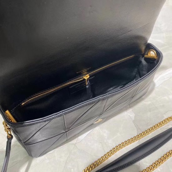 Replica Borsa YSL Saint Laurent Jamie Medium Carre Rive Gauche Flap nera Replica Borsa YSL Saint Laurent Jamie Medium Carre Rive Gauche Flap nera