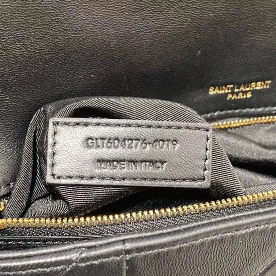 Replica Borsa YSL Saint Laurent Jamie Medium Carre Rive Gauche Flap nera Replica Borsa YSL Saint Laurent Jamie Medium Carre Rive Gauche Flap nera