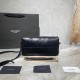 Replica Borsa YSL Saint Laurent Jamie Medium Carre Rive Gauche Flap nera Replica Borsa YSL Saint Laurent Jamie Medium Carre Rive Gauche Flap nera