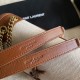 Replica Borsa media in lino YSL Saint Laurent Niki marrone Replica Borsa media in lino YSL Saint Laurent Niki marrone