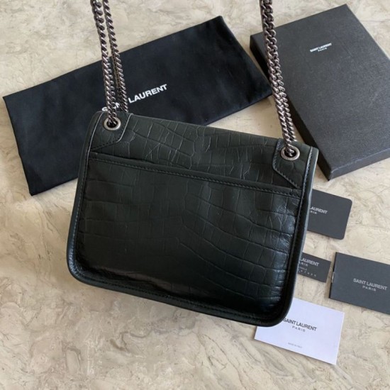 Replica Borsa media YSL Saint Laurent Niki Nera Replica Borsa media YSL Saint Laurent Niki Nera