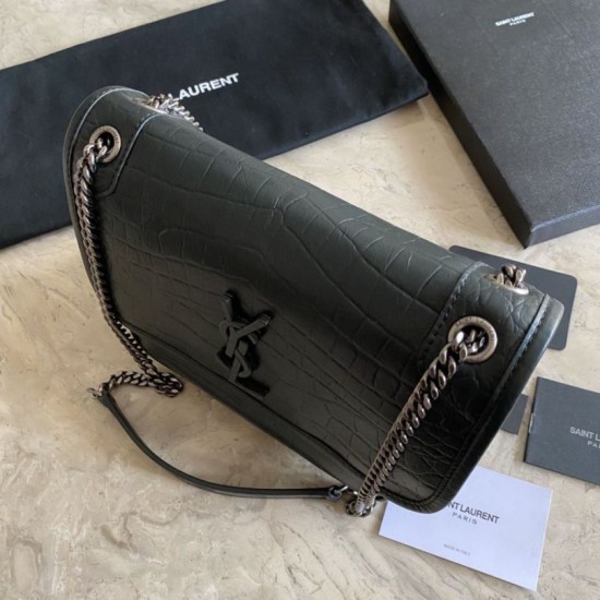 Replica Borsa media YSL Saint Laurent Niki Nera Replica Borsa media YSL Saint Laurent Niki Nera