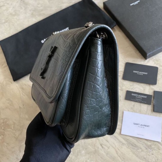 Replica Borsa media YSL Saint Laurent Niki Nera Replica Borsa media YSL Saint Laurent Niki Nera