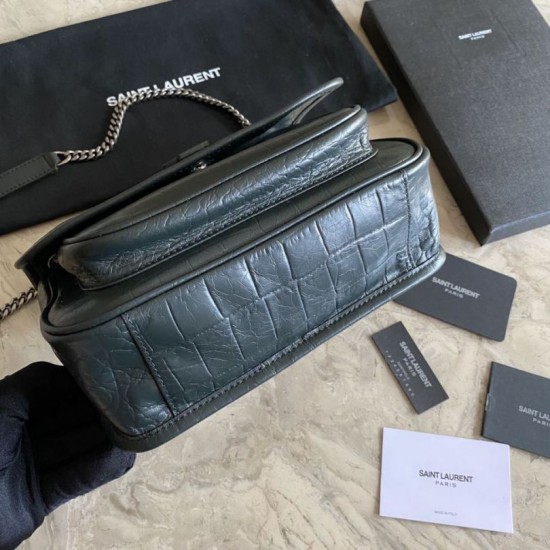 Replica Borsa media YSL Saint Laurent Niki Nera Replica Borsa media YSL Saint Laurent Niki Nera
