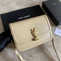 Borsa YSL Saint Laurent Solferino Medium con monogramma Albicocca