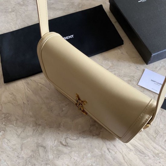 Replica Borsa YSL Saint Laurent Solferino Medium con monogramma Albicocca Replica Borsa YSL Saint Laurent Solferino Medium con monogramma Albicocca