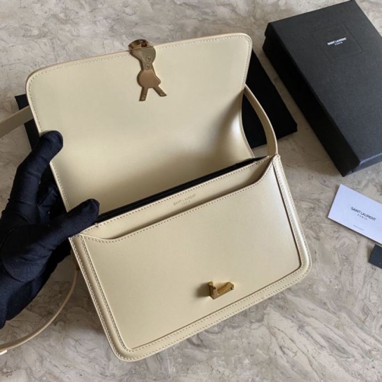 Replica Borsa YSL Saint Laurent Solferino Medium con monogramma Albicocca Replica Borsa YSL Saint Laurent Solferino Medium con monogramma Albicocca