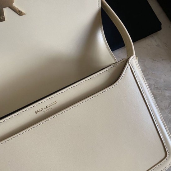 Replica Borsa YSL Saint Laurent Solferino Medium con monogramma Albicocca Replica Borsa YSL Saint Laurent Solferino Medium con monogramma Albicocca