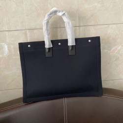 Borsa tote YSL Saint Laurent Rive Gauche Nera