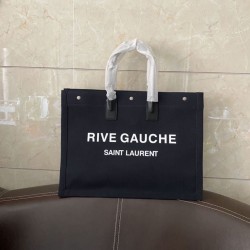 Borsa tote YSL Saint Laurent Rive Gauche Nera