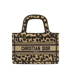 Christian Dior Mini Dior Book Tote Coffee