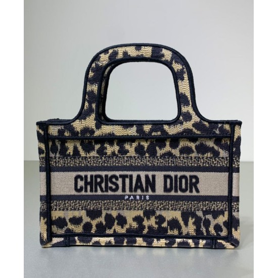 Replica Christian Dior Mini Dior Book Tote Coffee Replica Christian Dior Mini Dior Book Tote Coffee