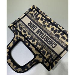 Christian Dior Mini Dior Book Tote Coffee