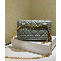 Christian Dior Caro Marsupio Con Borsa A Catena Grigio Christian Dior Caro Marsupio Con Borsa A Catena Grigio