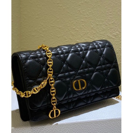 Replica Christian Dior Caro Marsupio Con Borsa A Catena Nera Replica Christian Dior Caro Marsupio Con Borsa A Catena Nera