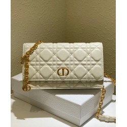 Christian Dior Caro Marsupio Con Borsa A Catena Crema Christian Dior Caro Marsupio Con Borsa A Catena Crema